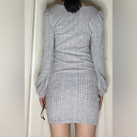 Gray bodycon dress - Picture 2 of 2